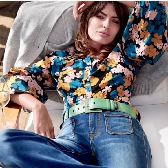 CAbi Tops - Cabi Favorite Blouse in Floral Pop | Size Large